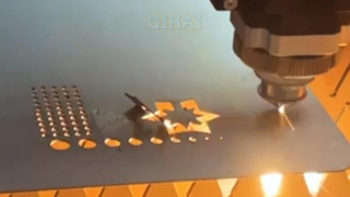 High speed cutting——1.5G acceleration on 1.5mm carbon steel [Qihai Laser]
